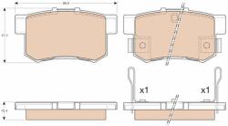 TRW set placute frana, frana disc TRW GDB3175 - centralcar