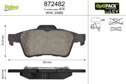 VALEO set placute frana, frana disc VALEO 872482