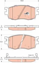 TRW set placute frana, frana disc TRW GDB3420 - centralcar