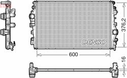 DENSO Radiator, racire motor DENSO DRM01009