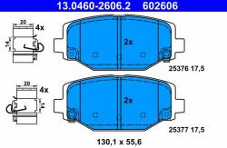 ATE set placute frana, frana disc ATE 13.0460-2606.2 - centralcar
