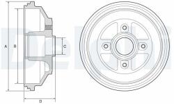 DELPHI Beben Hamulcowy - centralcar - 220,44 RON