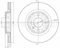 METELLI Disc frana METELLI 23-0656C