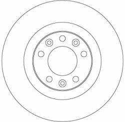 TRW Disc frana TRW DF6667 - centralcar