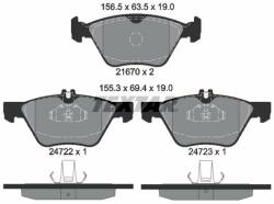 TEXTAR set placute frana, frana disc TEXTAR 2472201 - centralcar