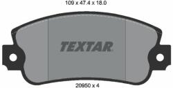 TEXTAR set placute frana, frana disc TEXTAR 2095005 - centralcar