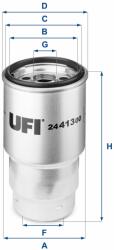 UFI filtru combustibil UFI 24.413. 00