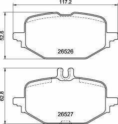 BREMBO set placute frana, frana disc BREMBO P 50 172 - centralcar