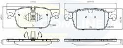 COMLINE set placute frana, frana disc COMLINE - centralcar - 159,91 RON