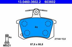 ATE set placute frana, frana disc ATE 13.0460-3602.2 - centralcar