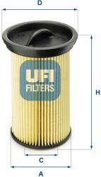 UFI filtru combustibil UFI 26.005. 00