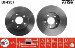 TRW Disc frana TRW DF4357 - centralcar