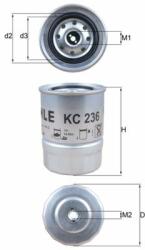MAHLE Filtr Paliwa Nissan - centralcar - 63,76 RON