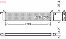 DENSO Radiator, racire motor DENSO DRM51013