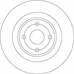 TRW Disc frana TRW DF6974 - centralcar