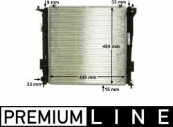 MAHLE Radiator, racire motor MAHLE CR 1320 000P - centralcar