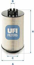 UFI filtru combustibil UFI 26.011. 00