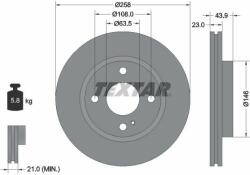 TEXTAR Disc frana TEXTAR 92176005 - centralcar