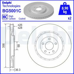 DELPHI Tarcza Ham. Tyl - centralcar - 315,34 RON