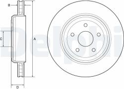 DELPHI Tarcza Ham. Jeep Cherokee 10- Tyl - centralcar - 312,67 RON