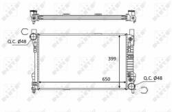 NRF Radiator, racire motor NRF 58390