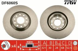TRW Disc frana TRW DF6060S - centralcar