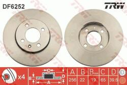 TRW Disc frana TRW DF6252 - centralcar