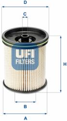 UFI filtru combustibil UFI 26.122. 00