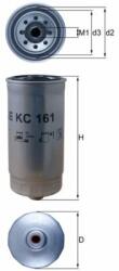 MAHLE filtru combustibil MAHLE KC 161 - centralcar