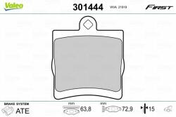 VALEO set placute frana, frana disc VALEO 301444 - centralcar