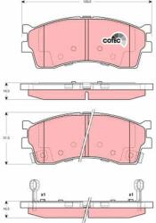 TRW set placute frana, frana disc TRW GDB3285 - centralcar