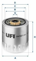 UFI filtru combustibil UFI 24.321. 00