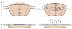 TRW set placute frana, frana disc TRW GDB2011 - centralcar