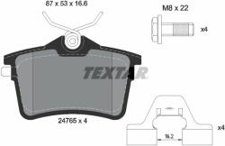 TEXTAR set placute frana, frana disc TEXTAR 2476501 - centralcar