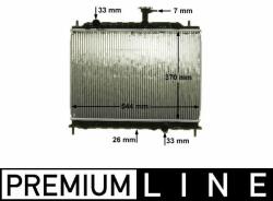 MAHLE Radiator, racire motor MAHLE CR 1304 000P