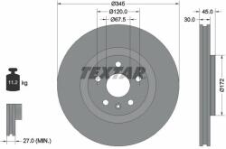 TEXTAR Disc frana TEXTAR 92314505 - centralcar