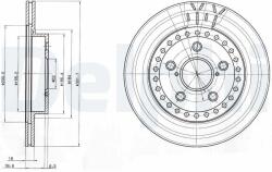 DELPHI Tarcza Ham. Toyota Rav4 - centralcar - 135,81 RON