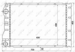 NRF Radiator, racire motor NRF 53975