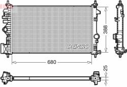 DENSO Radiator, racire motor DENSO DRM20109