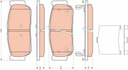 TRW set placute frana, frana disc TRW GDB3417 - centralcar