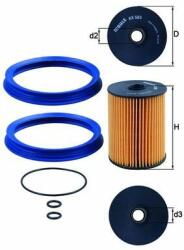 MAHLE Filtr Paliwa Bmw Mini - centralcar - 168,37 RON