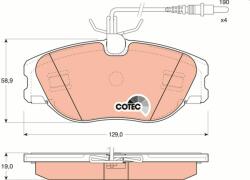 TRW set placute frana, frana disc TRW GDB1148 - centralcar