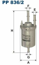 FILTRON filtru combustibil FILTRON PP 836/2 - centralcar