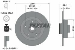 TEXTAR Disc frana TEXTAR 92254103 - centralcar