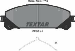 TEXTAR set placute frana, frana disc TEXTAR 2445201 - centralcar