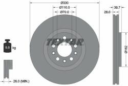 TEXTAR Disc frana TEXTAR 92220903 - centralcar