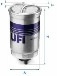 UFI filtru combustibil UFI 24.365. 00