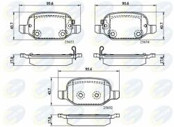 COMLINE set placute frana, frana disc COMLINE - centralcar - 89,70 RON