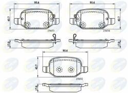 COMLINE set placute frana, frana disc COMLINE - centralcar - 94,15 RON