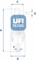 UFI filtru combustibil UFI 31.013. 00